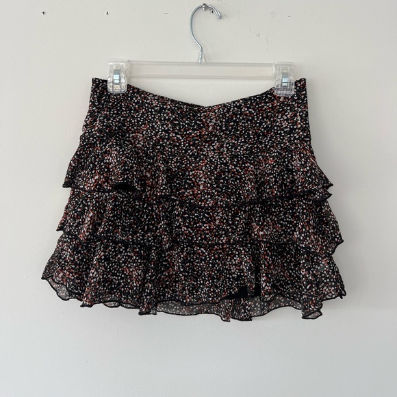 Xhiliration Floral Mini Skirt - Picture 2 of 5